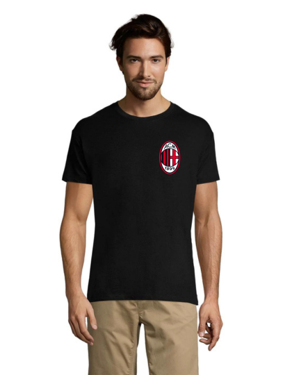 T-shirt męski AC Milan czarny 2XL