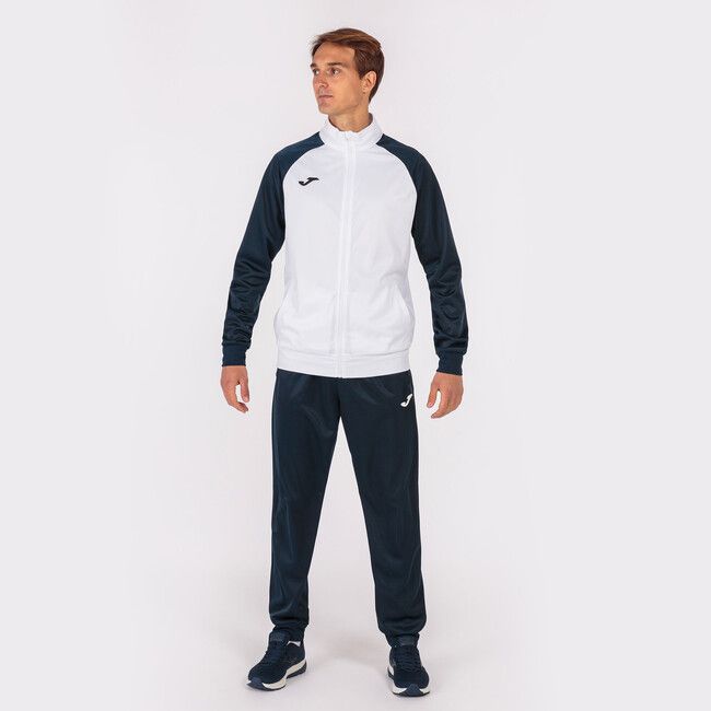 ACADEMY IV TRACKSUIT zestaw biały granat XL