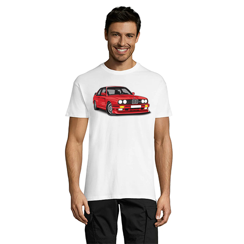 Męska koszulka t-shirt BMW E30 M3, czarna, 4XL