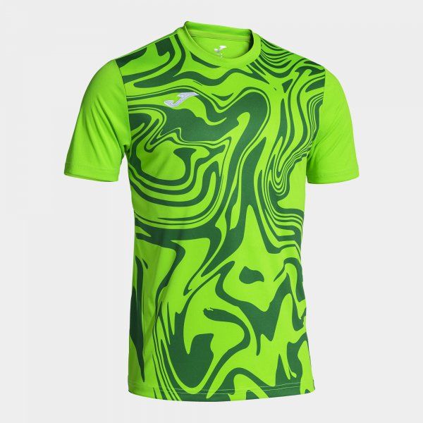 CAMISETA MANGA CORTA LION II VERDE FLUOR L