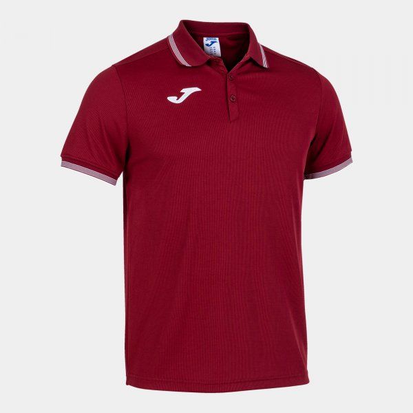 CAMPUS III POLO BURGUNDY S/S L