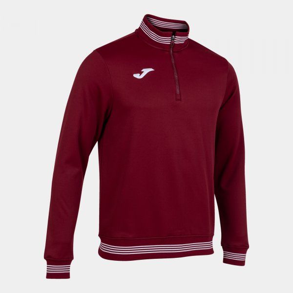 CAMPUS III SWEATSHIRT 1/2 ZIP podkoszulek Burgundia S