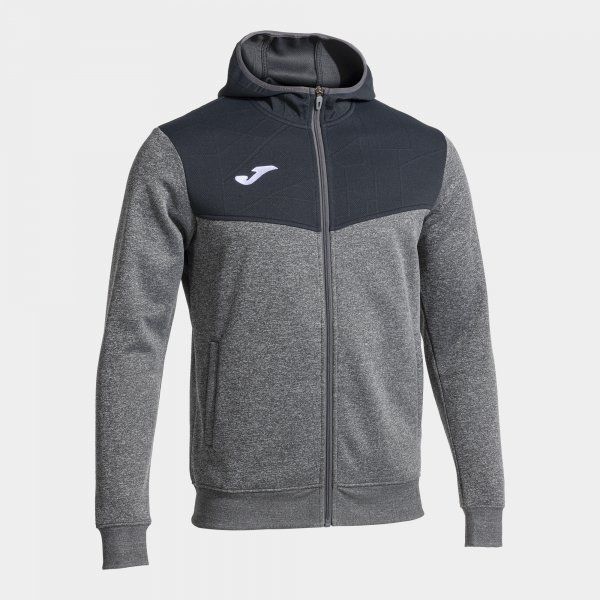 CAMPUS STREET ZIP-UP HOODIE szary S