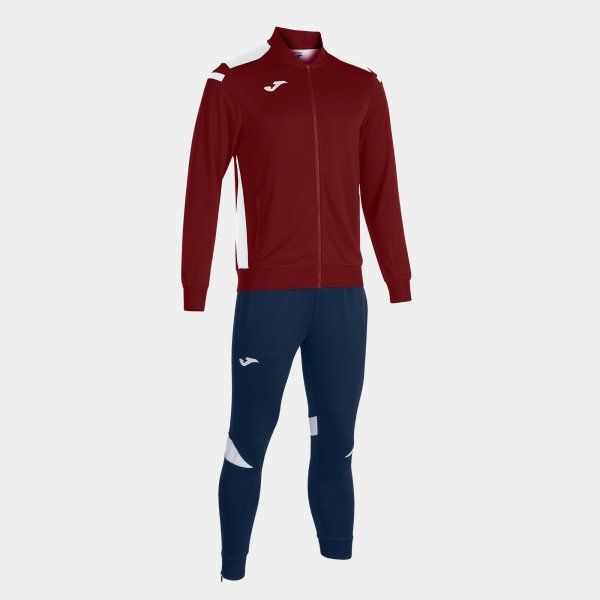 TRACKSUIT CHAMPIONSHIP VI zestaw Burgundia 5XS