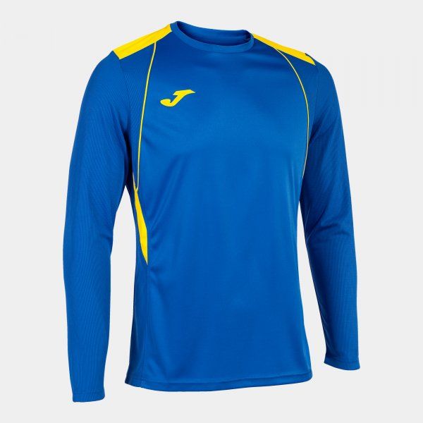 CHAMPIONSHIP VII LONG SLEEVE T-SHIRT golf lazurowo-żółty 2XS