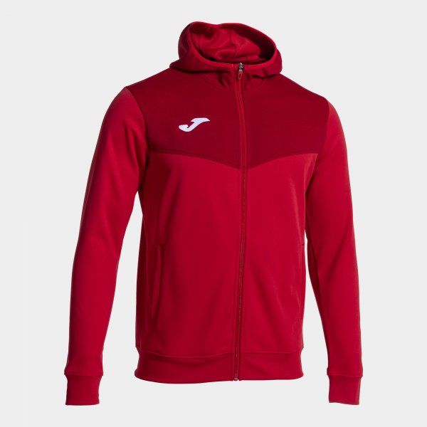 CAMPUS STREET ZIP-UP HOODIE podkoszulek czerwony L