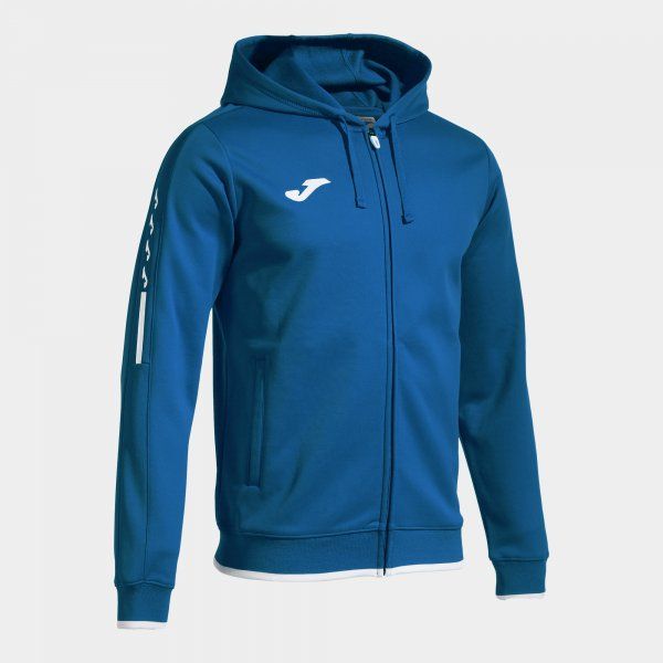 OLIMPIADA ZIP-UP HOODIE podkoszulek lazur 4XS