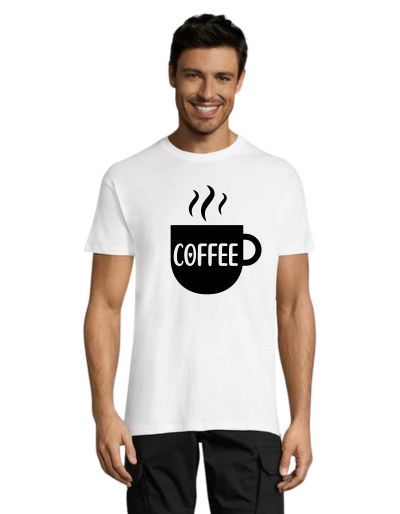 T-shirt męski Coffee 2 w kolorze czarnym, 4XL