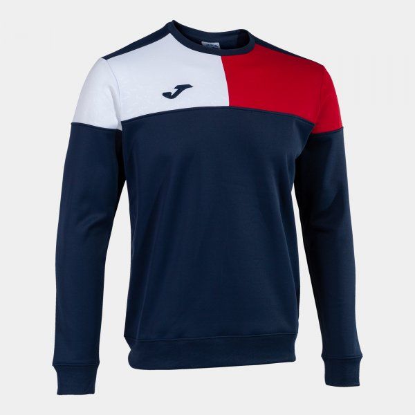 CREW V SWEATSHIRT podkoszulek granatowy czerwony biały L