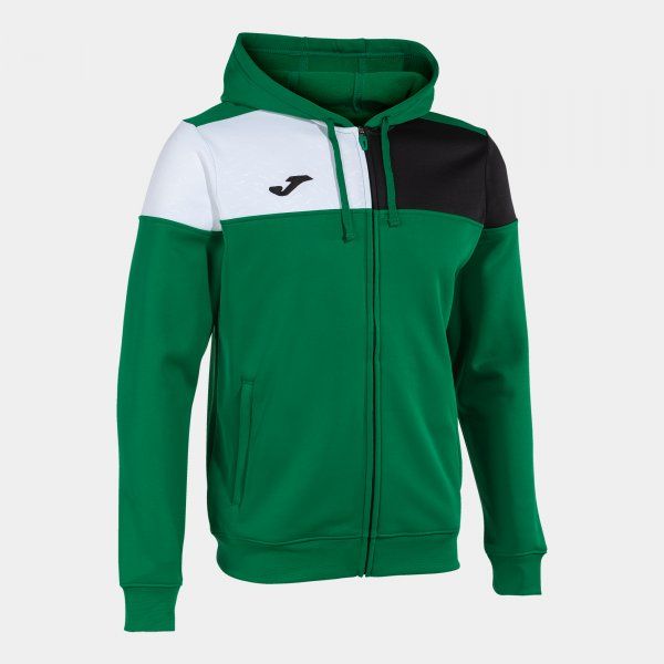 CREW V ZIP-UP HOODIE podkoszulek zielony L