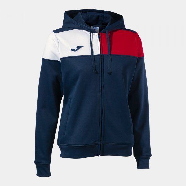 CREW V ZIP-UP HOODIE podkoszulek granatowy czerwony biały M