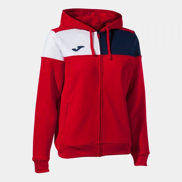 CREW V ZIP-UP HOODIE podkoszulek czerwony granatowy biały L