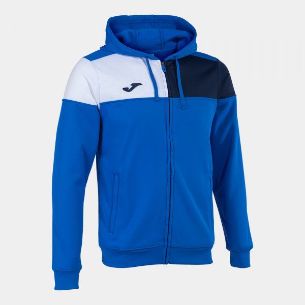 CREW V ZIP-UP HOODIE podkoszulek lazur 2XS