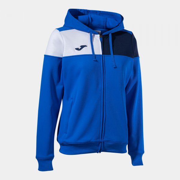 CREW V ZIP-UP HOODIE podkoszulek lazurowy-granatowo-biały XS