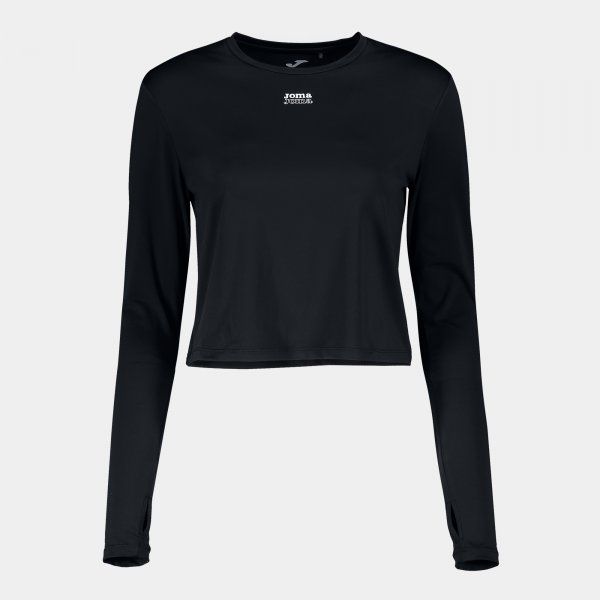 DAPHNE LONG SLEEVE T-SHIRT długa koszulka czarny M