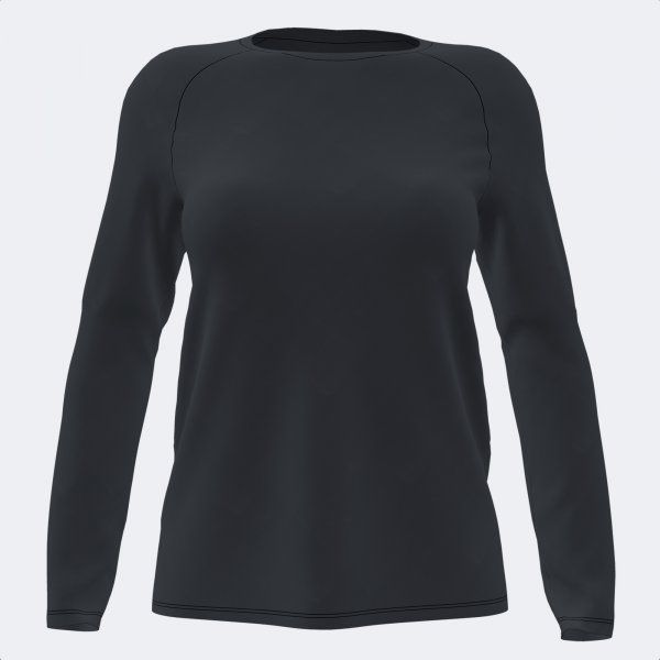 DAPHNE LONG SLEEVE T-SHIRT długa koszulka czarny S