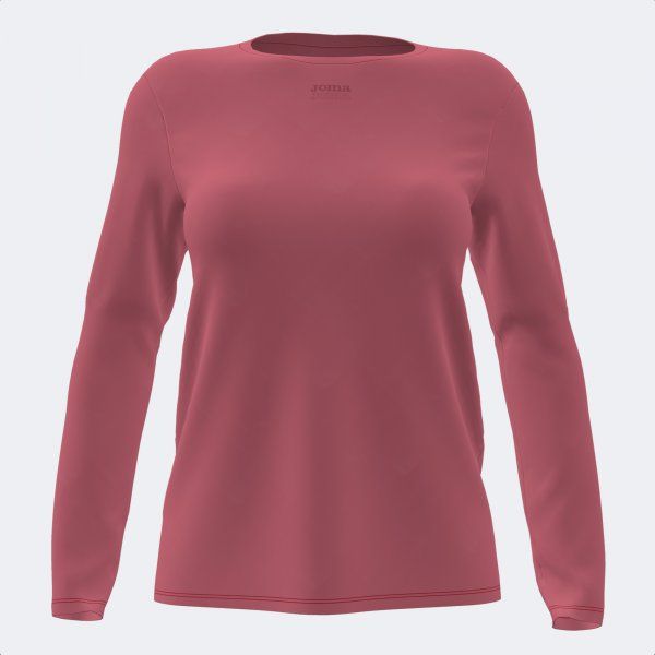 DAPHNE LONG SLEEVE T-SHIRT długa koszulka różowy S