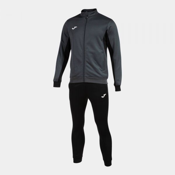 DERBY TRACKSUIT zestaw antracytowy czarny 2XS