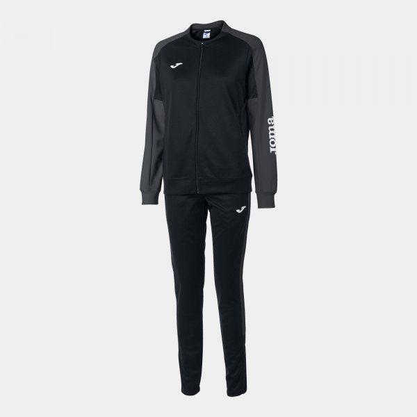 ECO CHAMPIONSHIP RECYCLED SWEATSUIT zestaw czarny antracyt M