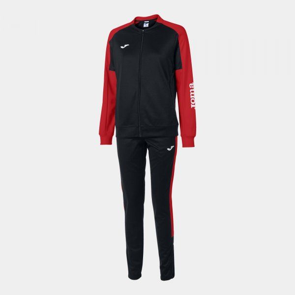 ECO CHAMPIONSHIP RECYCLED SWEATSUIT zestaw czarny czerwony L