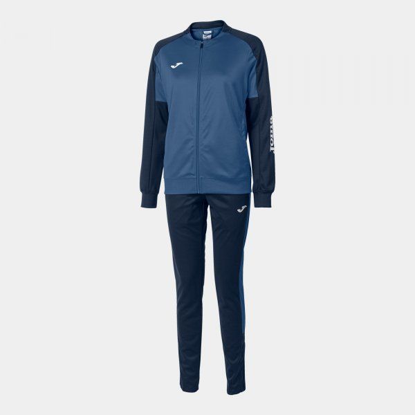 ECO CHAMPIONSHIP RECYCLED SWEATSUIT zestaw lazurowy granat S