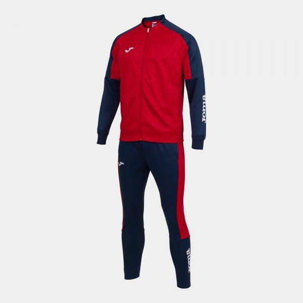 ECO CHAMPIONSHIP TRACKSUIT zestaw czerwony granat XS