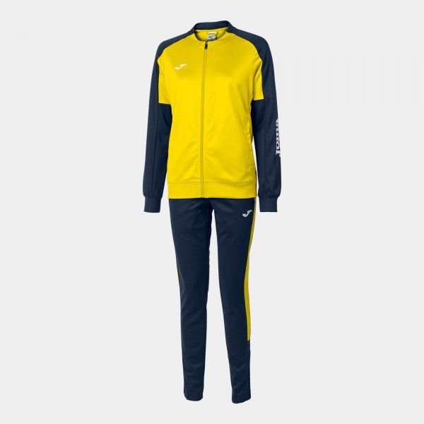 ECO CHAMPIONSHIP RECYCLED SWEATSUIT zestaw granatowy żółty L