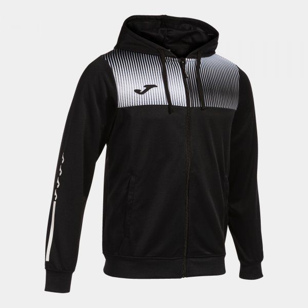 ECO SUPERNOVA ZIP-UP HOODIE podkoszulek czarny biały 2XS