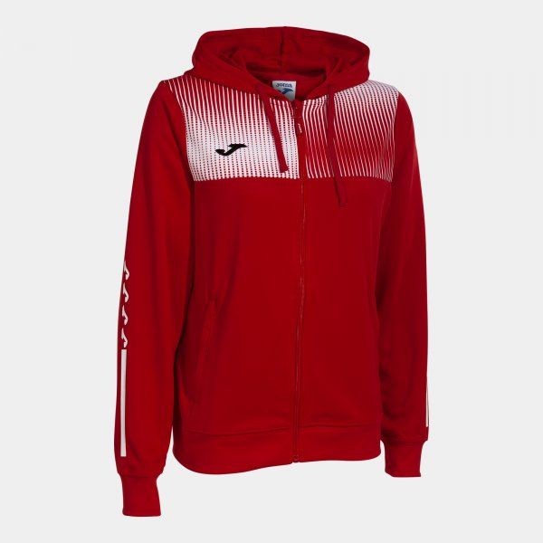 ECO SUPERNOVA ZIP-UP HOODIE podkoszulek czerwony biały 2XS