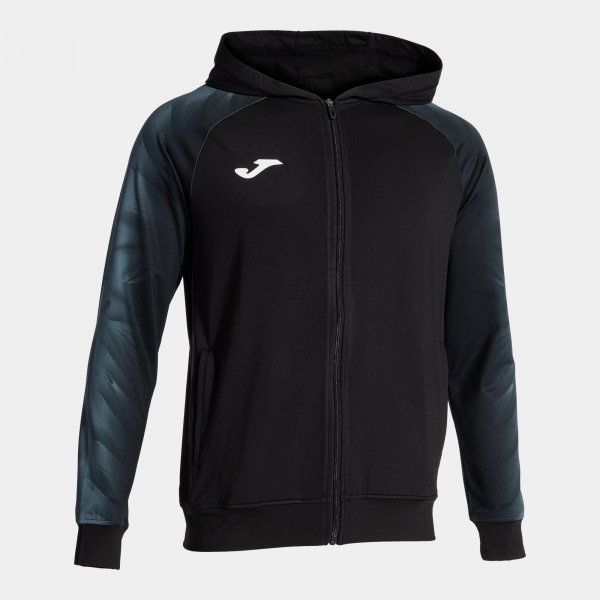 ELITE XI ZIP-UP HOODIE czarny antracyt 2XS