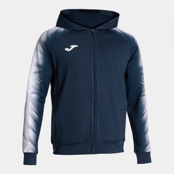 ELITE XI ZIP-UP HOODIE NAVY WHITE L