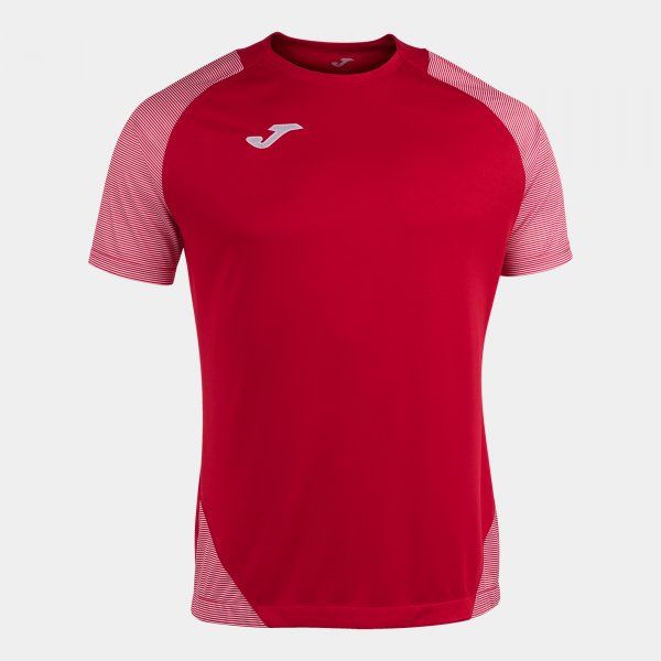 ESSENTIAL II BASIC T-SHIRT M / C golf czerwony biały XS