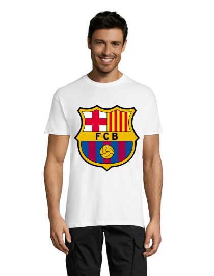 Koszulka męska FC Barcelona biała 2XL