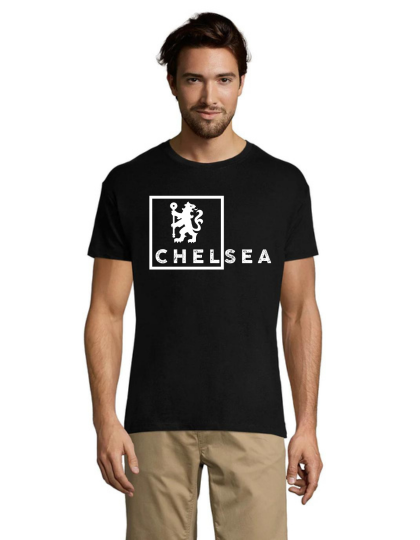 Men's cotton T-shirt with graphics FC Chelsea 2 grafika. A great and unique t-shirt for everyone who loves their club.