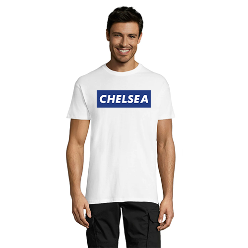 Men's cotton T-shirt with graphics FC Chelsea grafika. A great and unique t-shirt for everyone who loves their club.