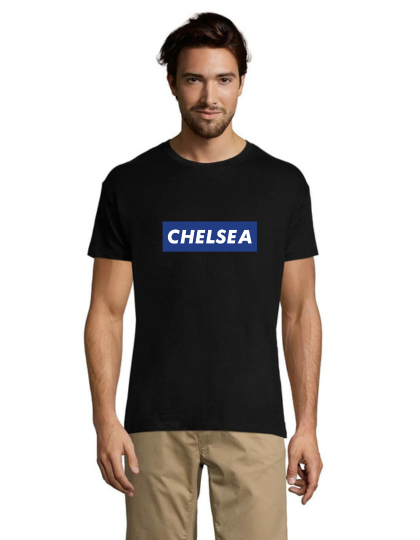 Men's cotton T-shirt with graphics FC Chelsea grafika. A great and unique t-shirt for everyone who loves their club.