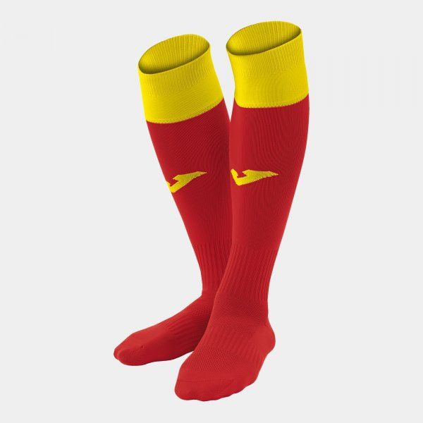 CALCIO 24 FOOTBALL SOCKS (4 PCS) buty/skarpetki czerwony żółty S18