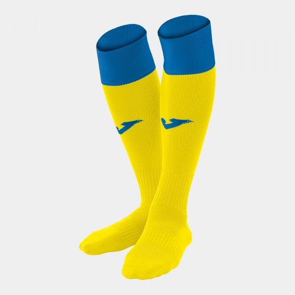 CALCIO 24 FOOTBALL SOCKS (4 PCS) buty/skarpetki żółty lazur S17