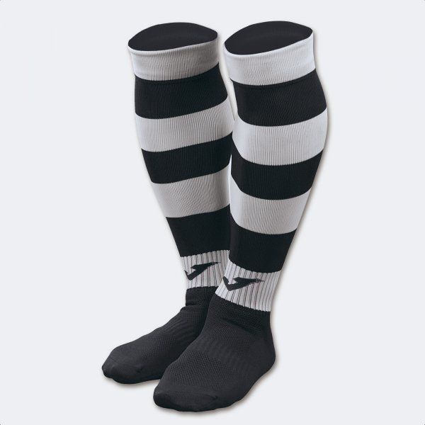 ZEBRA II MID-CALF FOOTBALL SOCKS (4 PCS) buty/skarpetki czarny biały S18