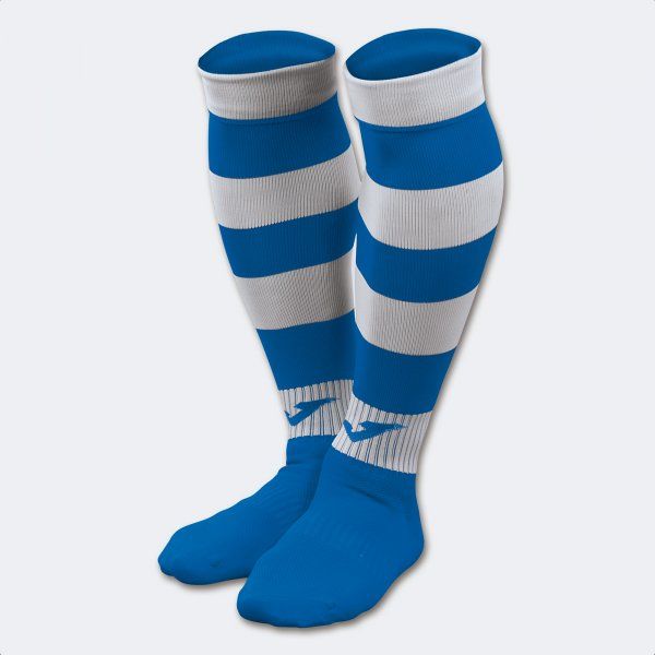 ZEBRA II MID-CALF FOOTBALL SOCKS (4 PCS) buty/skarpetki lazurowo-biały S17