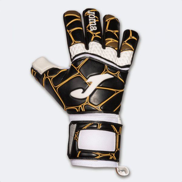 GK-PRO GOALKEEPER GLOVES rękawice bramkarskie czarne złoto 10