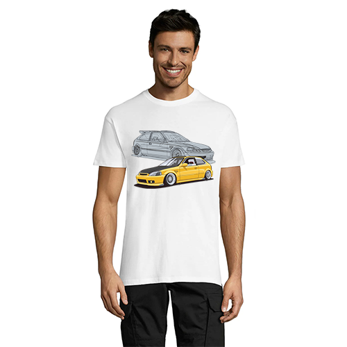 Męska koszulka t-shirt Honda Civic biała 4XS