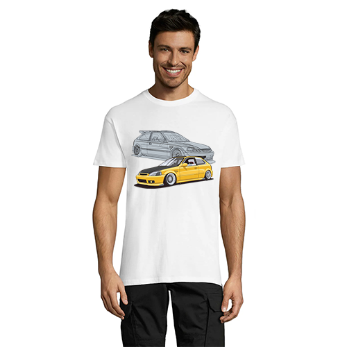 Męski t-shirt Honda Civic w kolorze czarnym, 2XL