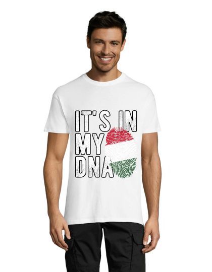 T-shirt męski Węgry - To mam DNA biała XS