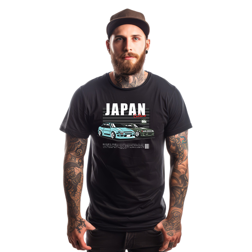 T-shirt męski Japan Culture biały 2XS