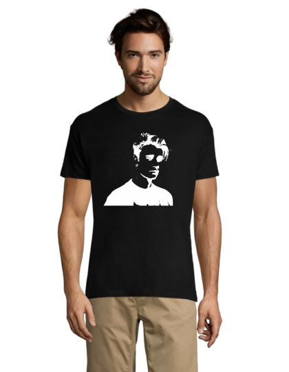 T-shirt męski Justin Bieber Sillhouette czarny 2XS