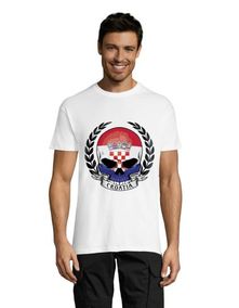 T-shirt męski Łebka Chorwacja biały 2XL