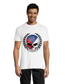 T-shirt męski Skull Czech Republic biały L