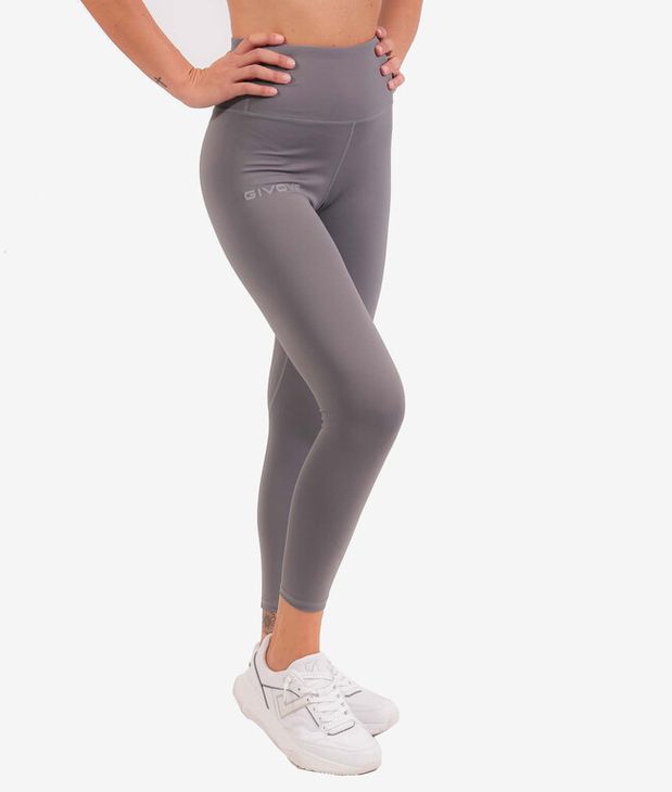 LEGGINGS BASIC spodnie do joggingu ciemnoszary XS