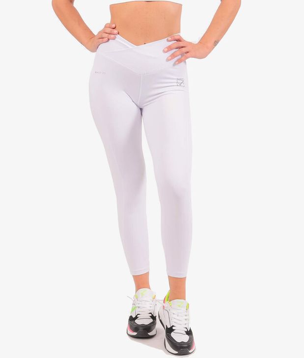 LEGGINGS ECO spodnie do joggingu biały L